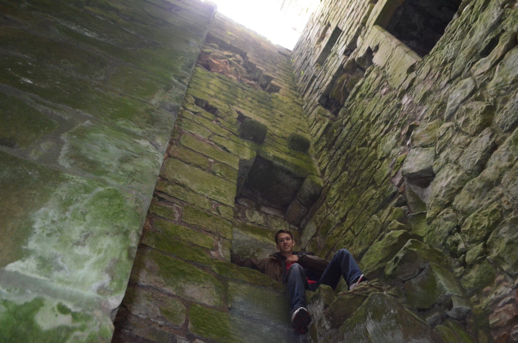 Inside the walls of Hermitage Castle!